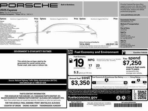 Certified 2025 Porsche Cayenne AWD/4WD image 42