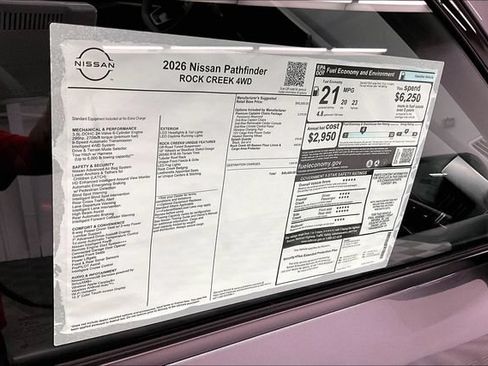 New 2026 Nissan Pathfinder Rock Creek w/ Rock Creek Premium Package AWD/4WD image 43