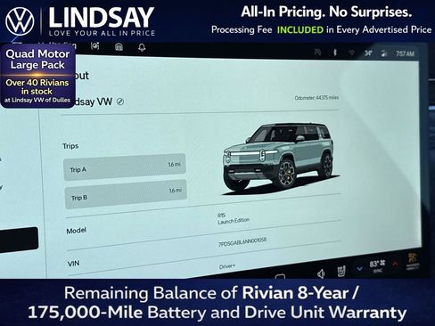 Used 2022 Rivian R1S Launch Edition AWD/4WD image 19
