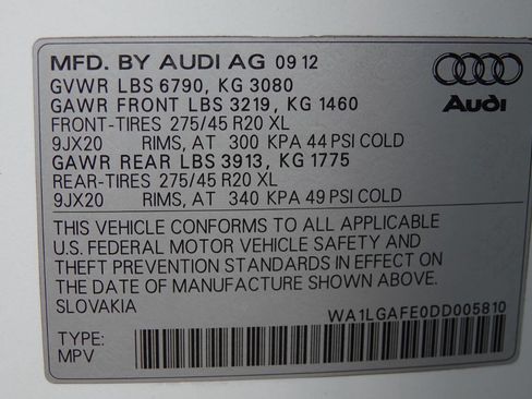 Used 2013 Audi Q7 3.0T Premium Plus w/ Premium Plus Pkg image 95