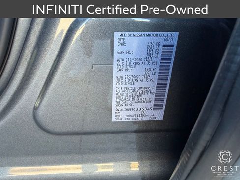 Certified 2026 INFINITI QX60 Autograph w/ Dark Cargo Package image 32