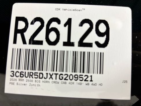 New 2026 RAM 2500 Big Horn image 26
