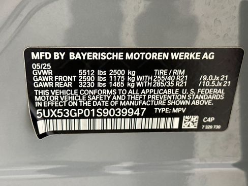 Used 2025 BMW X3 xDrive30i w/ M Sport Package AWD/4WD image 21