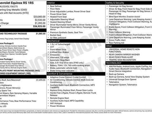 Used 2025 Chevrolet Equinox RS w/ Safety and Technology Package FWD image 41