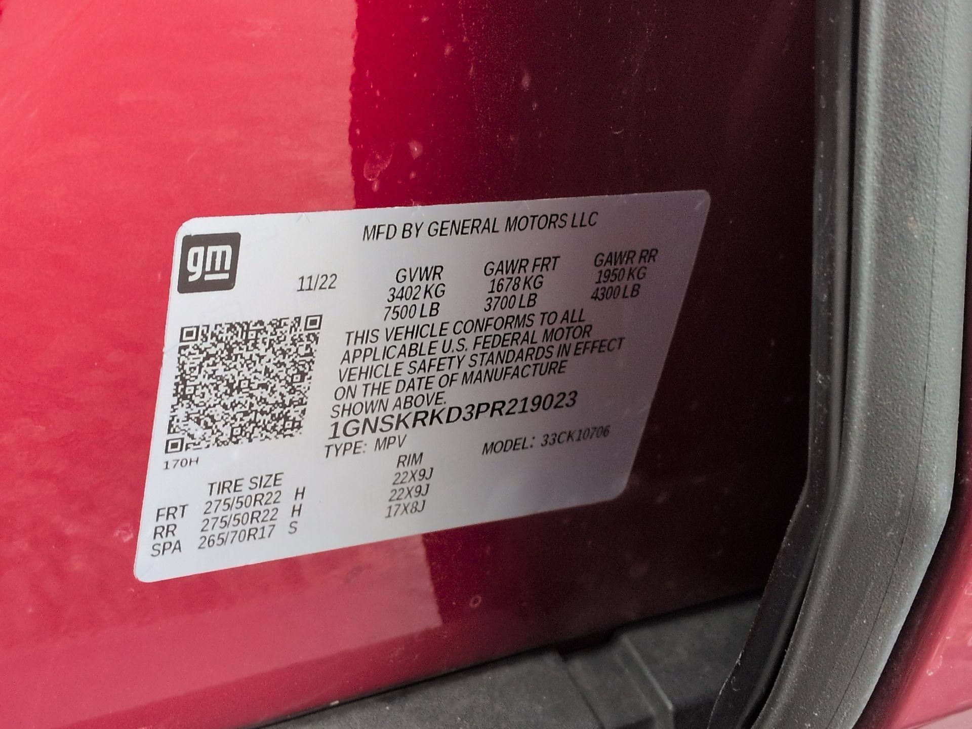 Certified 2023 Chevrolet Tahoe RST w/ Luxury Package AWD/4WD image 34