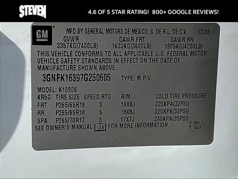 Used 2007 Chevrolet Suburban LT w/ LT Preferred Equipment Group AWD/4WD image 23