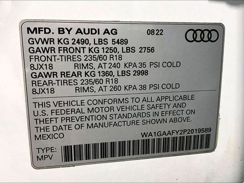 Certified 2023 Audi Q5 2.0T Premium w/ Convenience Package AWD/4WD image 34