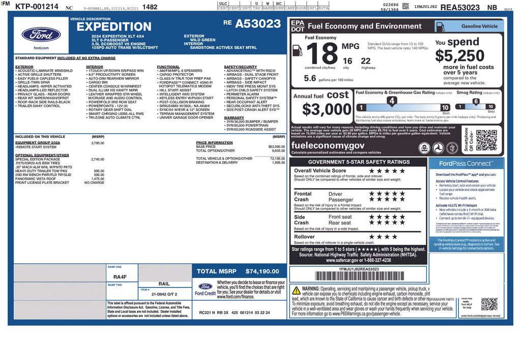 Certified 2024 Ford Expedition XLT AWD/4WD image 32