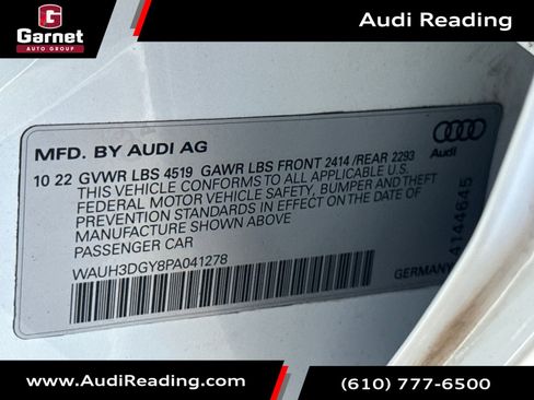 Certified 2023 Audi S3 Premium Plus w/ Premium Plus Package AWD/4WD image 41