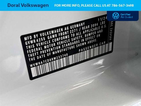 Certified 2024 Volkswagen GTI S image 29