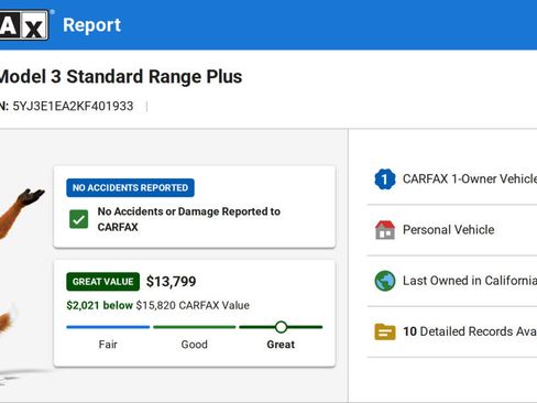 Used 2019 Tesla Model 3 Standard Range Plus RWD image 2