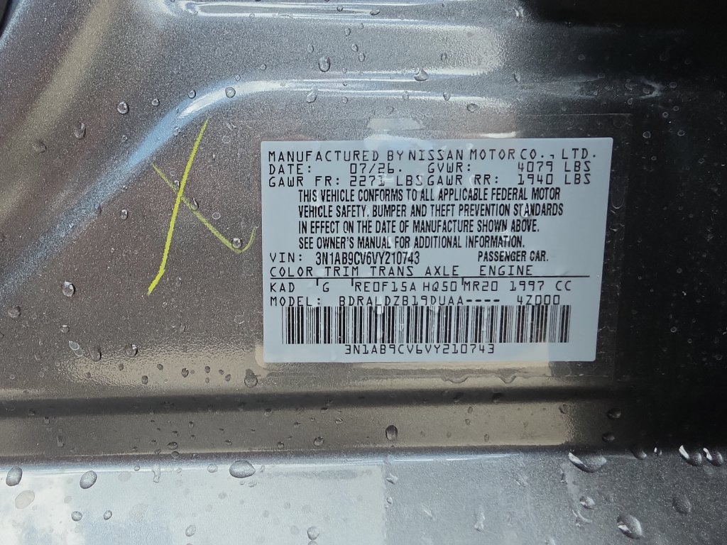 New 2027 Nissan Sentra SV FWD image 30