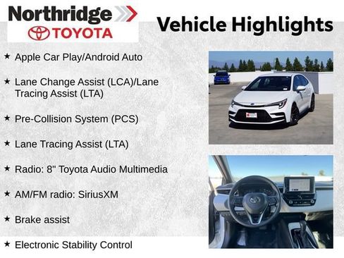 Used 2023 Toyota Corolla SE w/ Carpet Mat Package (TMS) FWD image 2
