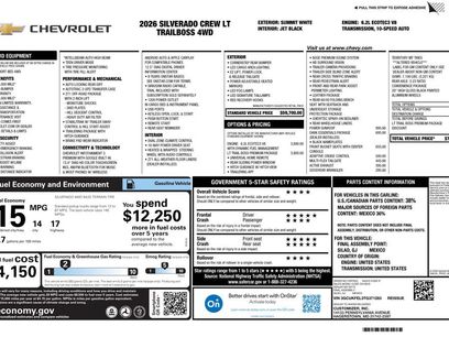 New 2026 Chevrolet Silverado 1500 LT Trail Boss w/ LT Trail Boss Premium Package