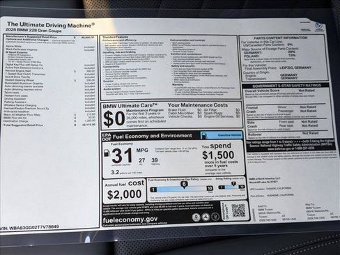 New 2026 BMW 228i FWD image 18