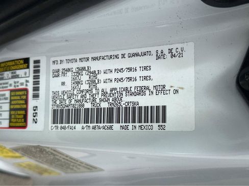 Used 2021 Toyota Tacoma SR RWD image 43