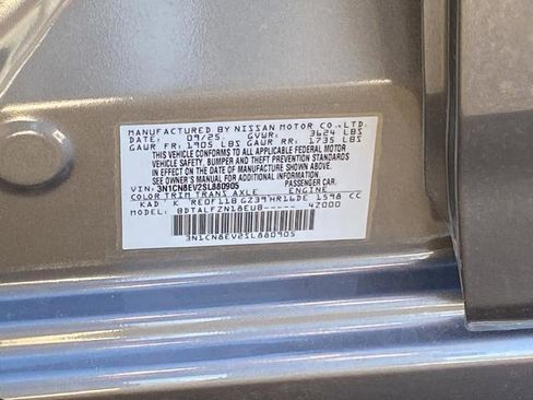 New 2025 Nissan Versa SV w/ Trunk Package FWD image 28