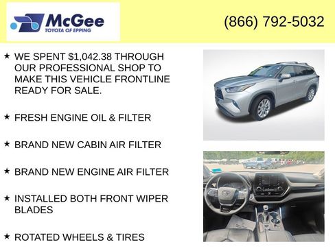 Used 2022 Toyota Highlander Limited AWD/4WD image 8