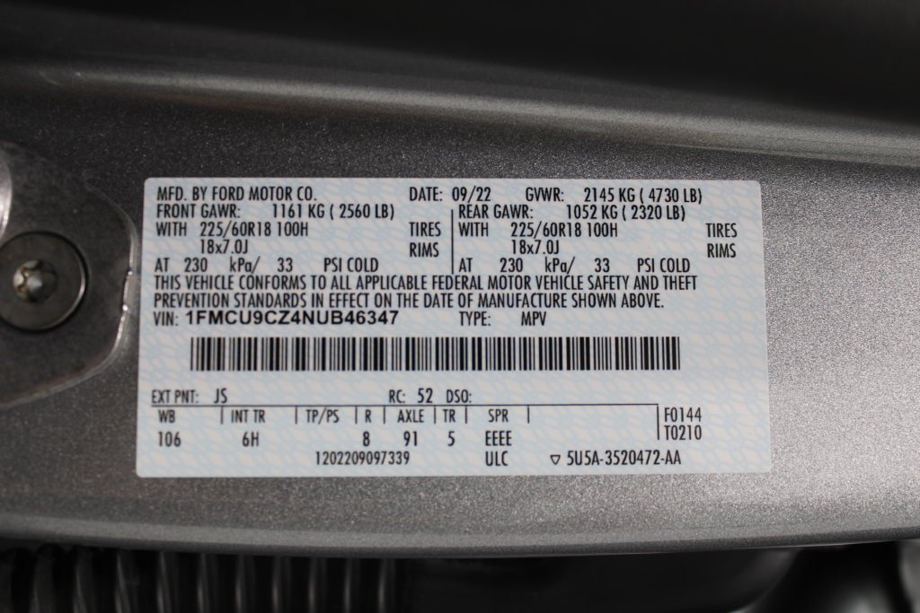 Used 2022 Ford Escape SEL AWD/4WD image 45