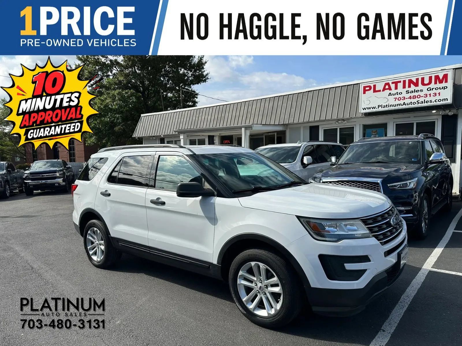 Used 2016 Ford Explorer 4WD w/ Class II Trailer Tow Package image 1