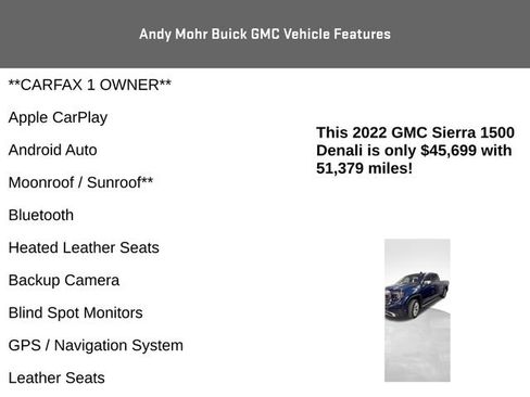 Used 2022 GMC Sierra 1500 Denali w/ Denali Reserve Package AWD/4WD image 4