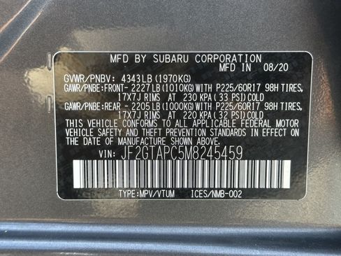 Used 2021 Subaru Crosstrek 2.0i Premium AWD/4WD image 21