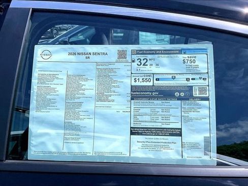 New 2026 Nissan Sentra SR w/ SR Premium Package FWD image 12