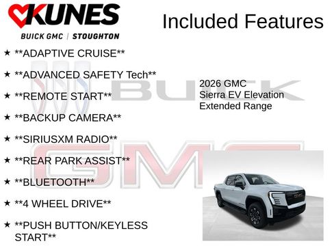 New 2026 GMC Sierra EV Elevation AWD/4WD image 2