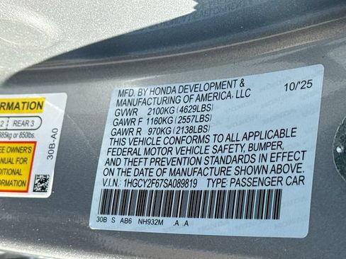 Used 2025 Honda Accord EX-L image 35