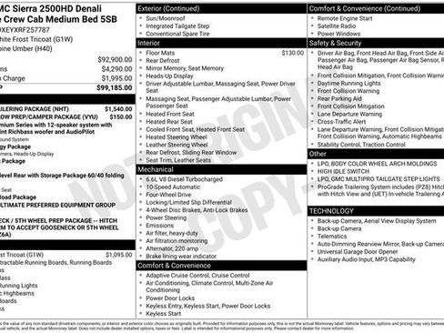 Used 2024 GMC Sierra 2500 Denali Ultimate w/ Max Trailering Package AWD/4WD image 7