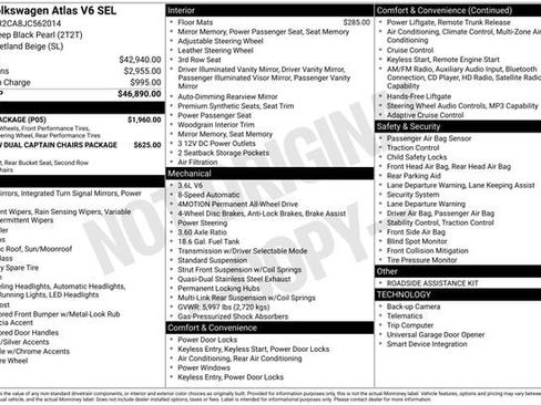 Used 2018 Volkswagen Atlas SEL w/ R-Line Package AWD/4WD image 33