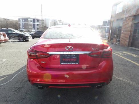 Used 2018 INFINITI Q50 Red Sport 400 w/ Cargo Package (L95) image 3