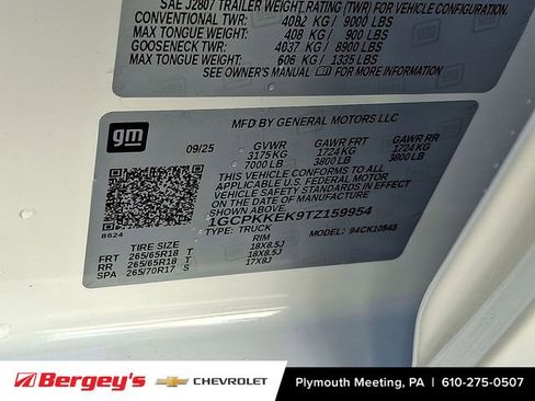 New 2026 Chevrolet Silverado 1500 LT image 11