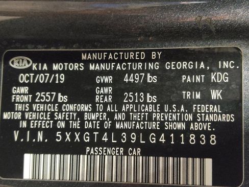 Used 2020 Kia Optima LX FWD image 33