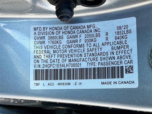 Used 2020 Honda Civic Si image 32