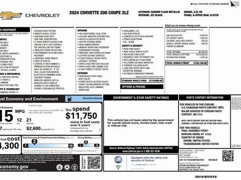 Used 2024 Chevrolet Corvette Z06 image 41