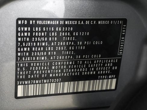 New 2026 Volkswagen Tiguan SE image 49