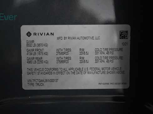 Used 2022 Rivian R1T Launch Edition AWD/4WD image 30