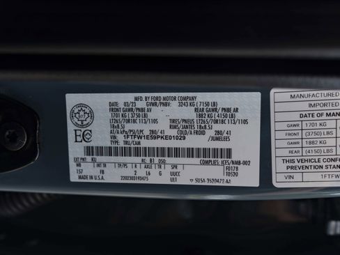 Used 2023 Ford F150 XLT w/ Equipment Group 302A High AWD/4WD image 45