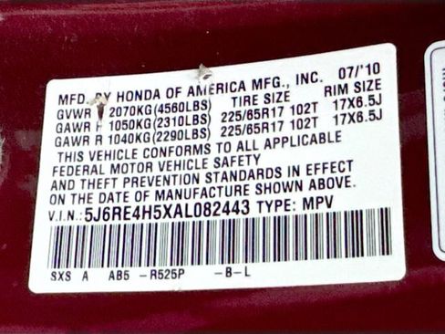 Used 2010 Honda CR-V EX image 14