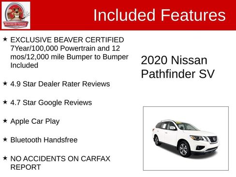 Used 2020 Nissan Pathfinder SV image 4