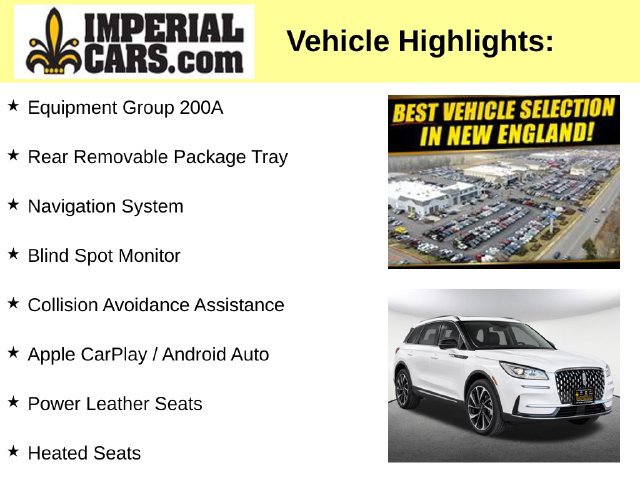 Used 2024 Lincoln Corsair Reserve w/ Rear Removable Package Tray FWD image 3