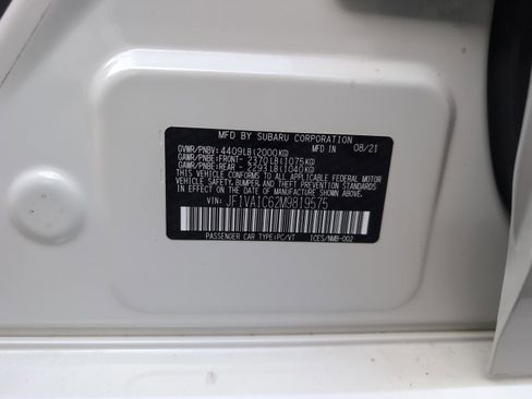 Used 2021 Subaru WRX Premium image 14