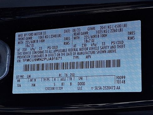Used 2023 Ford Escape ST-Line w/ Tech Pack #1 AWD/4WD image 23