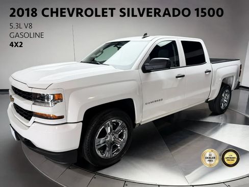 Used 2018 Chevrolet Silverado 1500 Custom w/ Custom Convenience Package RWD image 1