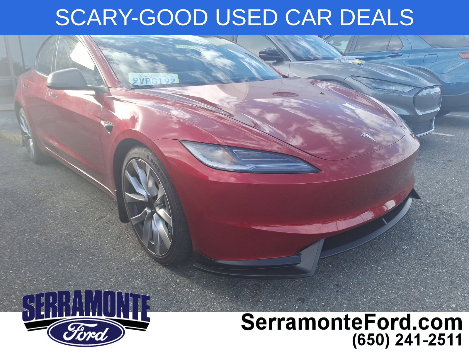 Used 2024 Tesla Model 3 Long Range AWD/4WD image 1