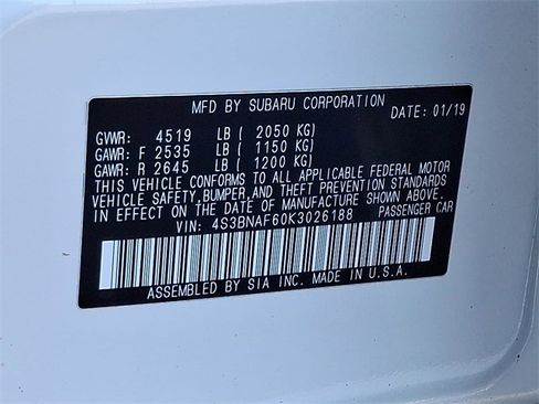 Used 2019 Subaru Legacy 2.5i Premium image 27