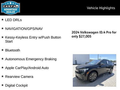 Certified 2024 Volkswagen ID.4 Pro AWD/4WD image 5