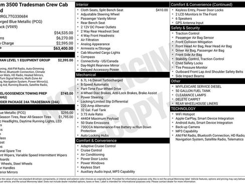 New 2026 RAM 3500 Tradesman AWD/4WD image 5