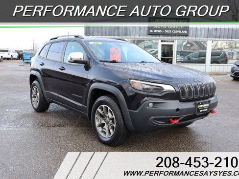 Used 2020 Jeep Cherokee Trailhawk w/ Cold Weather Group image 1